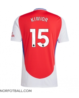 Billige Fotballdrakt Arsenal Jakub Kiwior #15 Replika Hjemmedrakt 2024-25 Kortermet